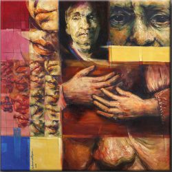 اهدای تابلوهای نقاشی گروه باران - نوروز ۱۴۰۲ (17)