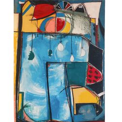 اهدای تابلوهای نقاشی گروه باران - نوروز ۱۴۰۲ (80)